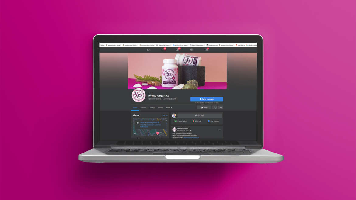 Facebook cover: Meno organics