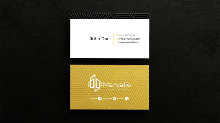Business card: Marvalie