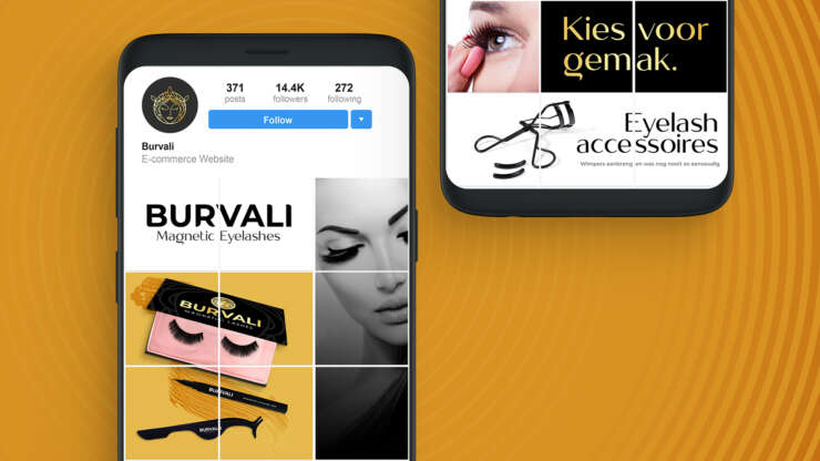 Instagram template: Burvali