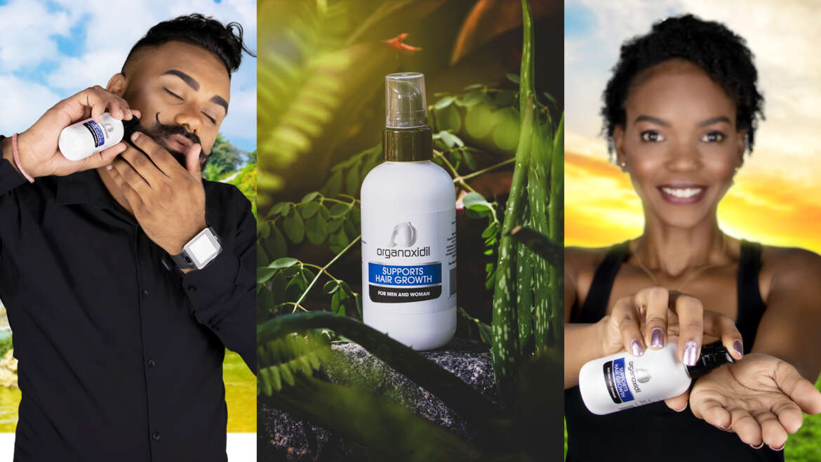 Product photshoot: Organoxidil 2