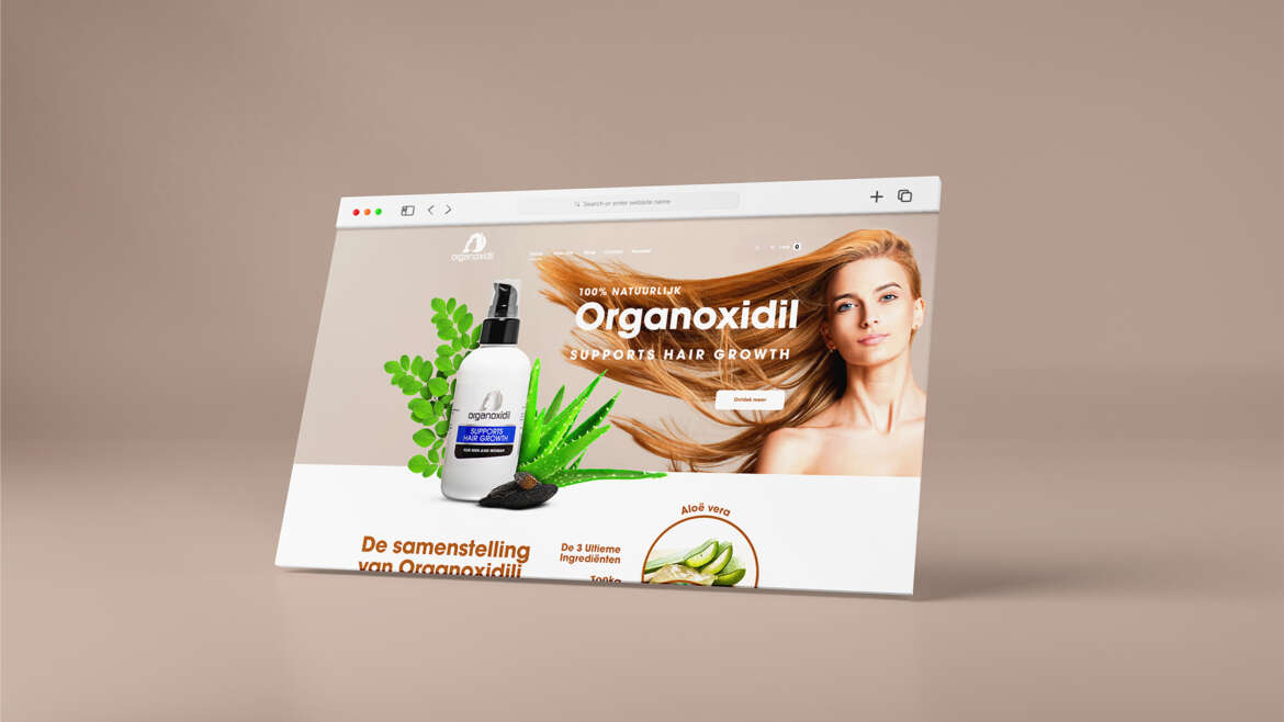 Website template: Organoxidil