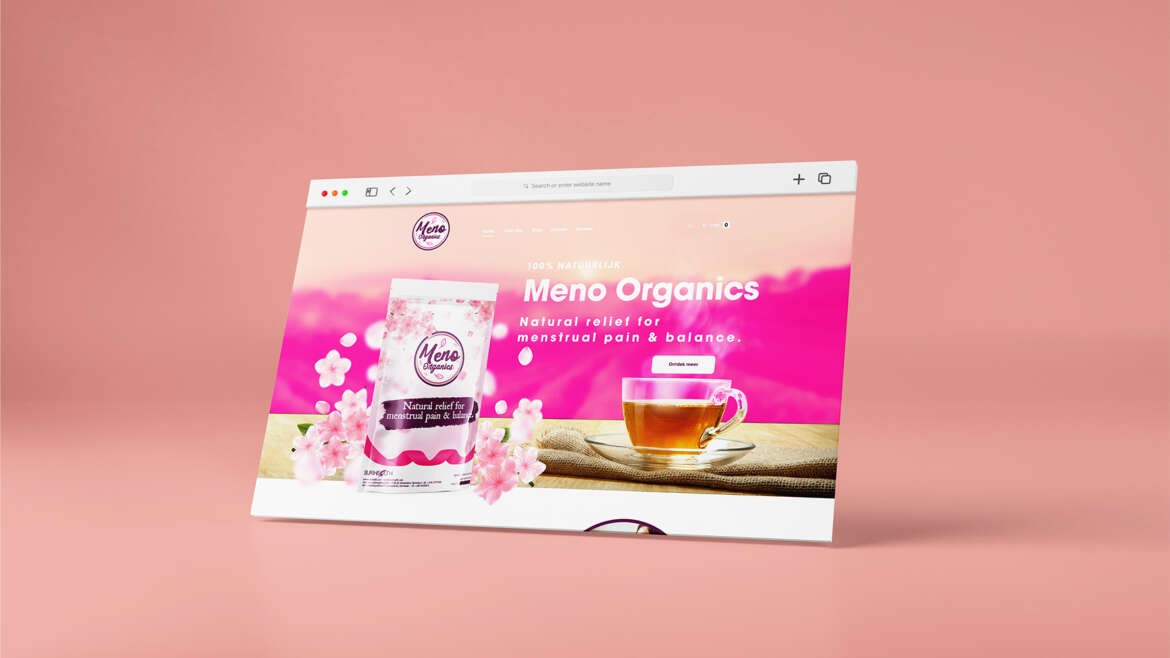 Website template: Meno organics