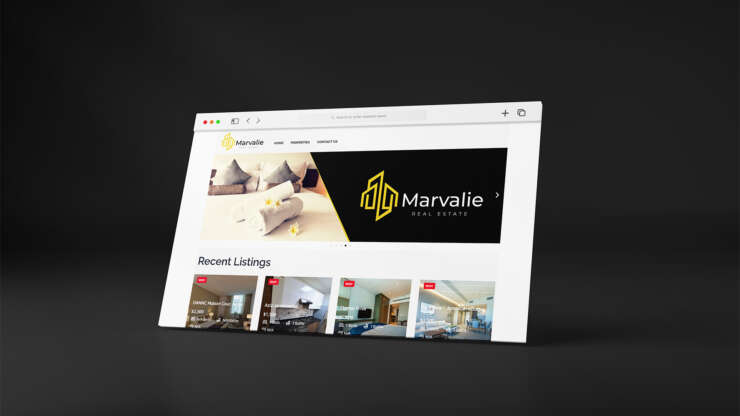 Website template: Marvalie
