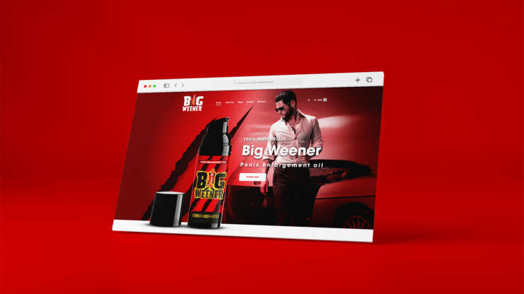 Website template: Big weener